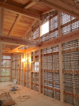 『城崎通の家』そろそろ土壁！！
